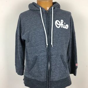 Homage Ohio Script Zippered Sweatshirt
